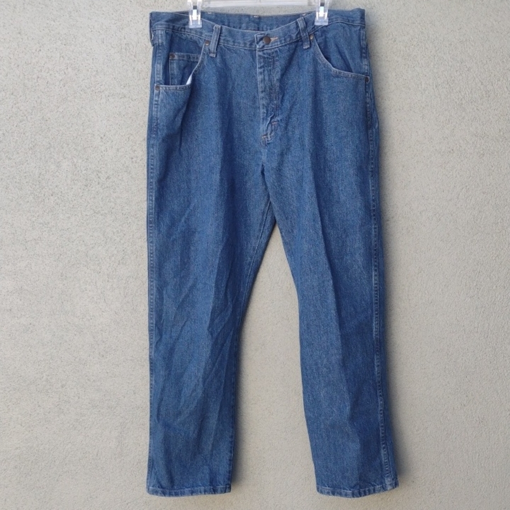 Wrangler Regular Fit Non-stretch Denim Jeans Men's 38x29
